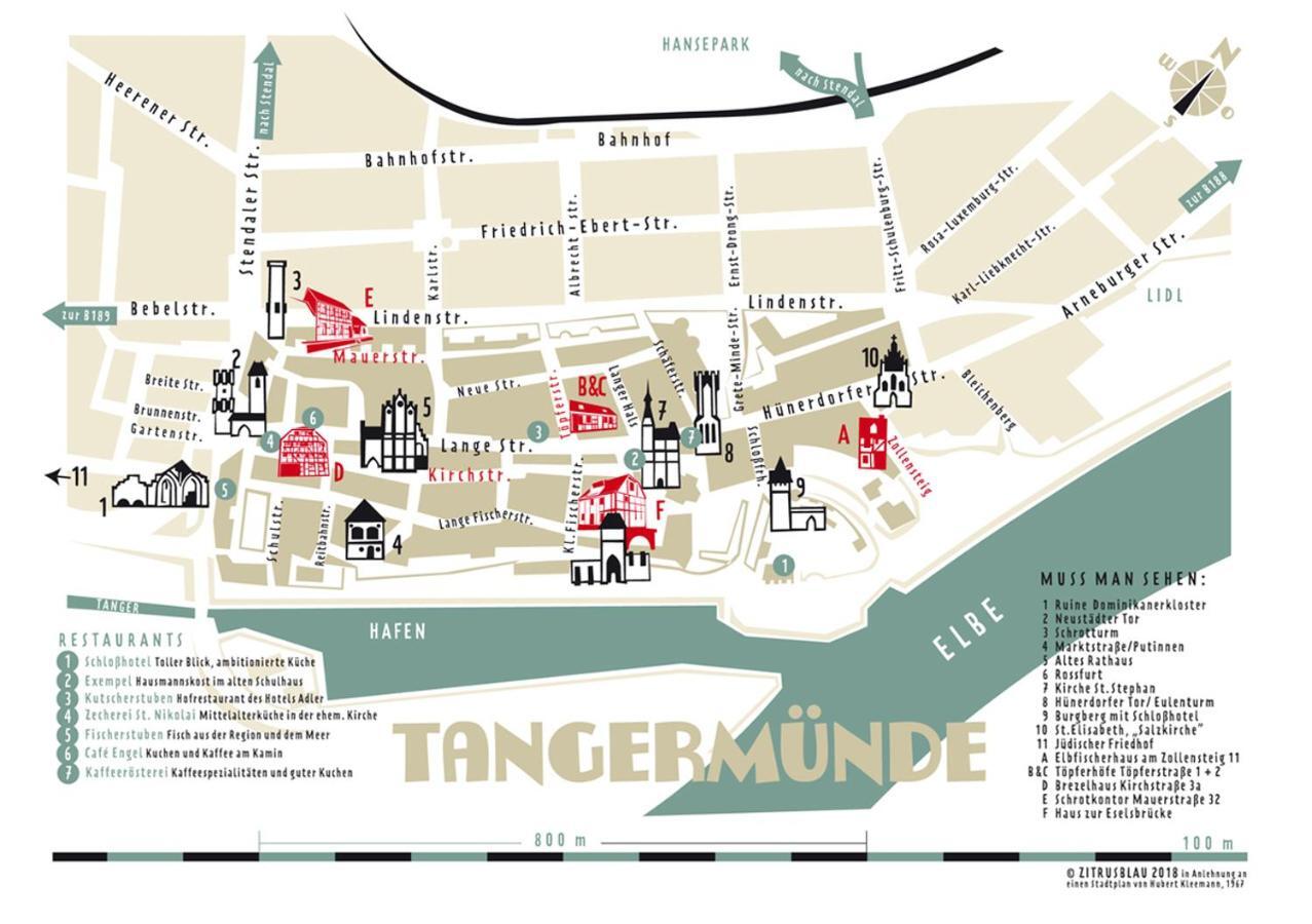 Brezelhaus Villa Tangermünde Eksteriør bilde